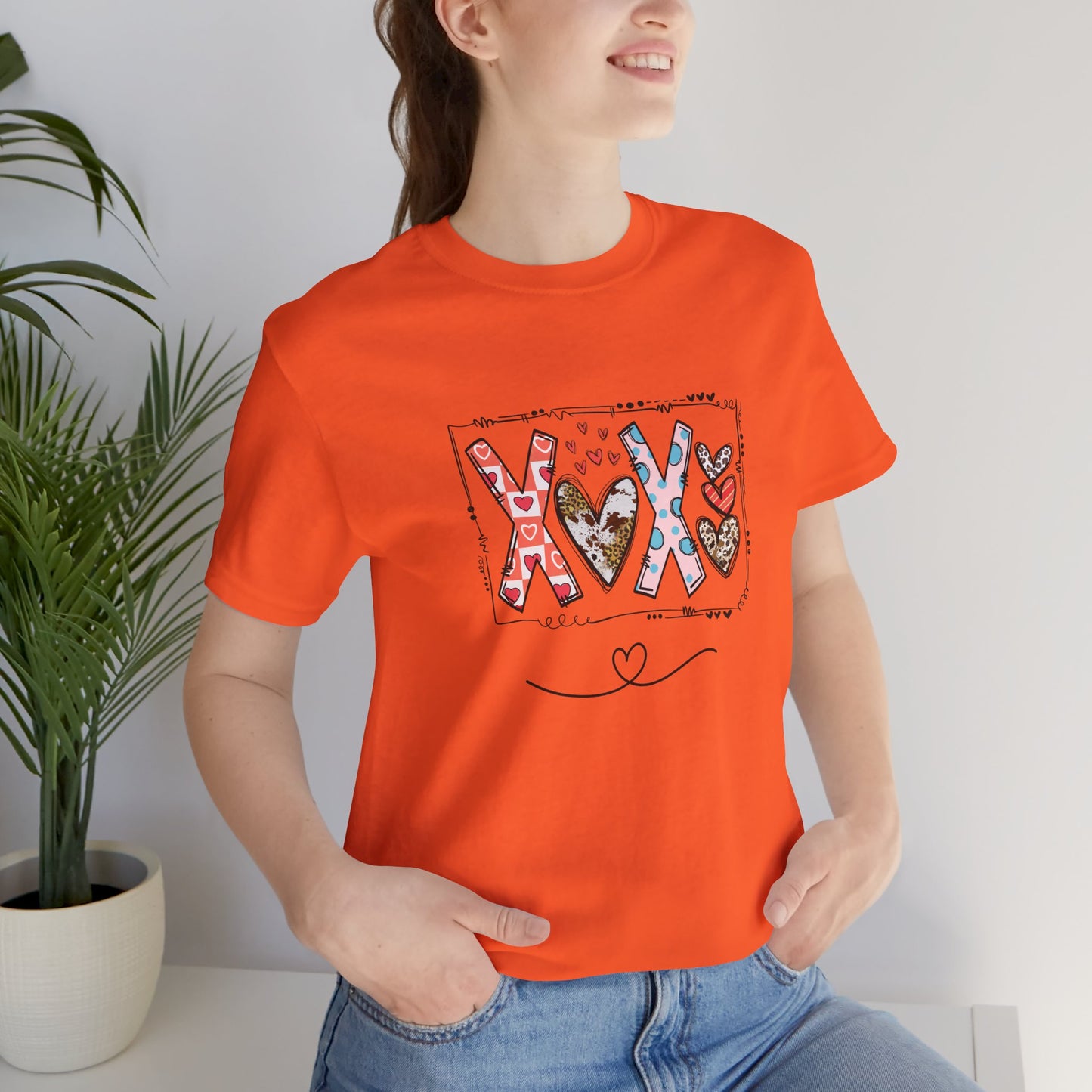 Sign of Love. XOXO.  Women's Unisex Jersey Short Sleeve Tee