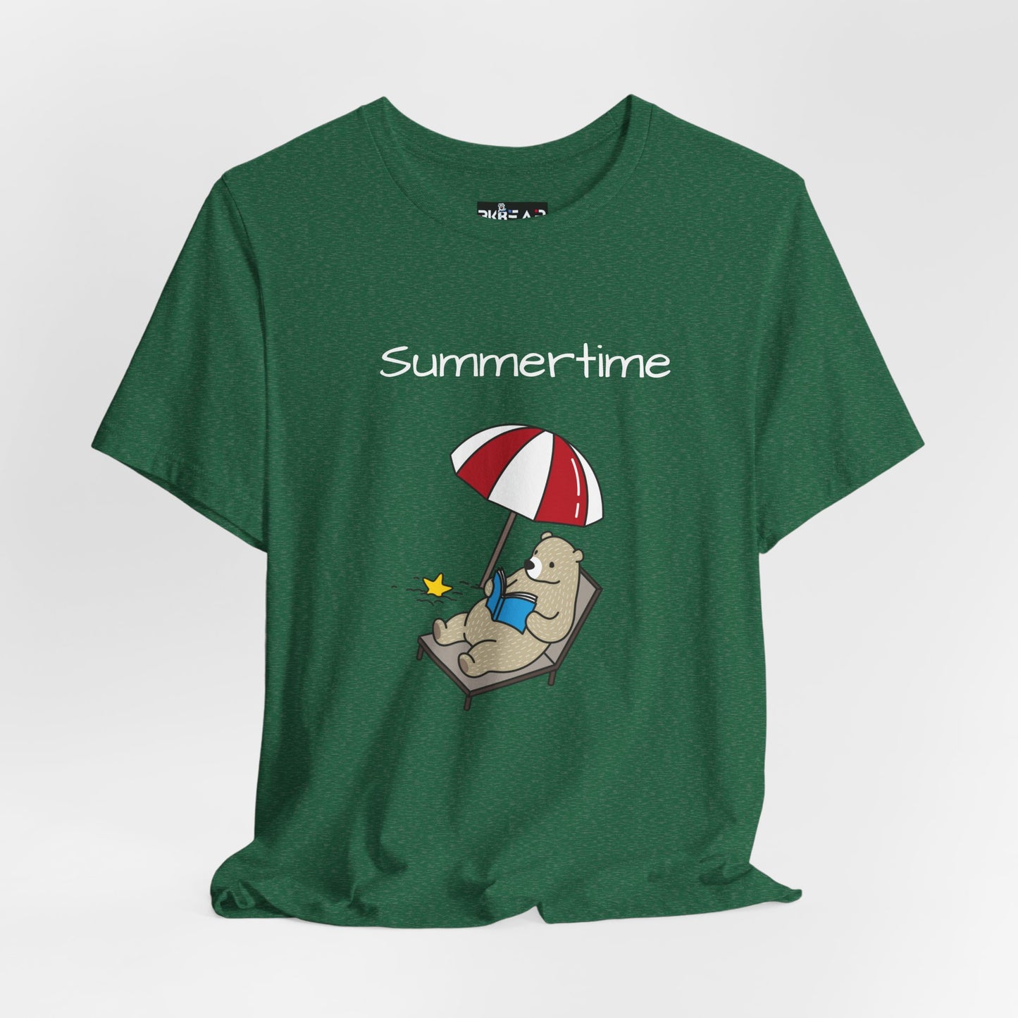 Summertime. Bear.  Unisex Jersey Short Sleeve Tee