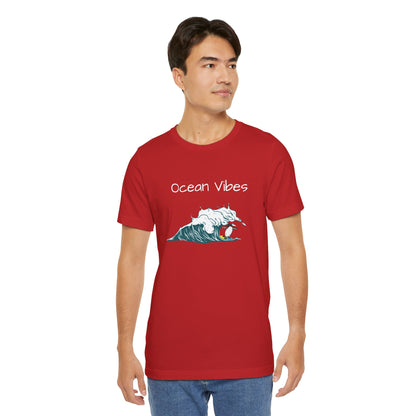 Ocean Vibes. Unisex Jersey Short Sleeve Tee