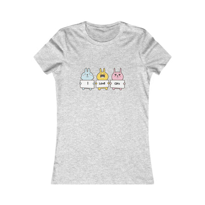 I Love Cats. Women's Favorite Tee