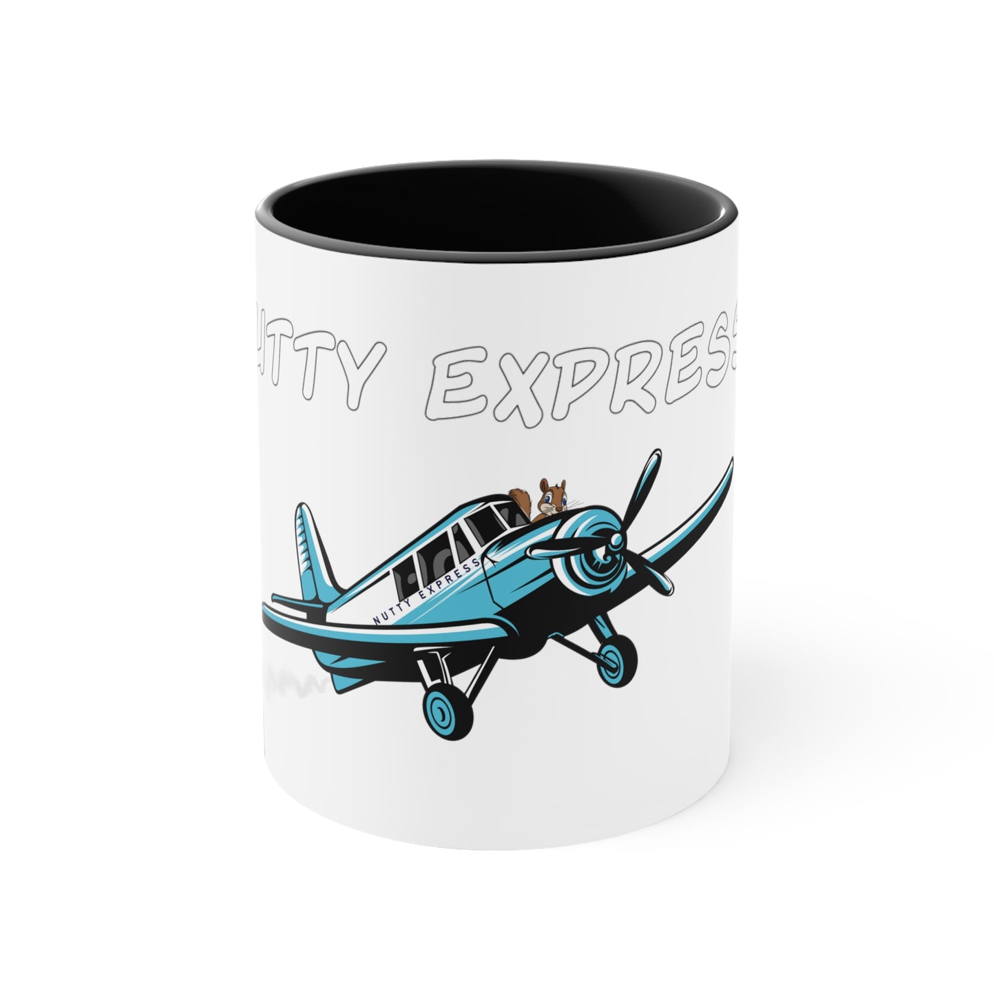 Nutty's Express Delivery. Always On-Time. Time Coffee Mug, 11oz