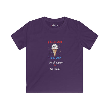 I Scream For Ice Cream. Kids Softstyle Tee