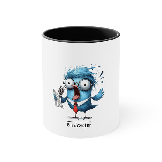 Birdcaster. Accent Coffee Mug, 11oz