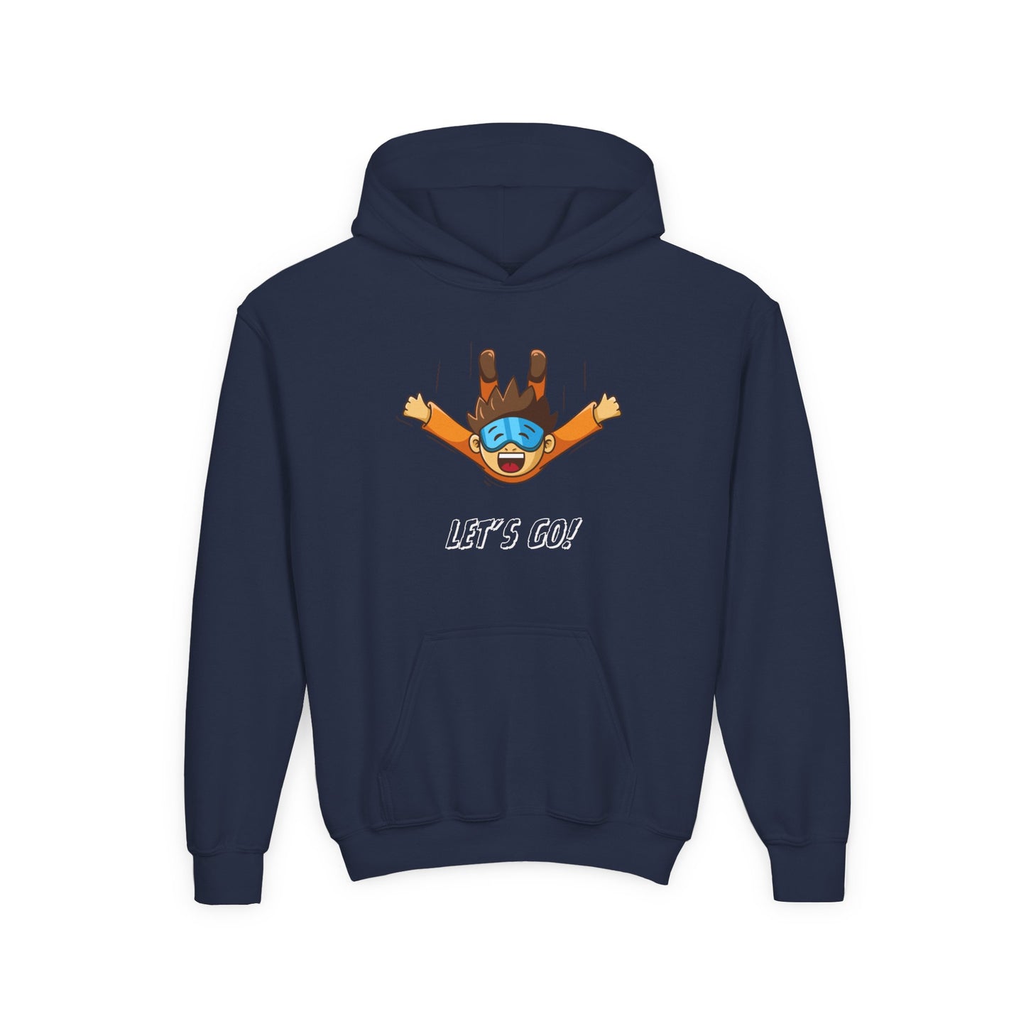 Let's Go Sky Diving. Kids Hoodie