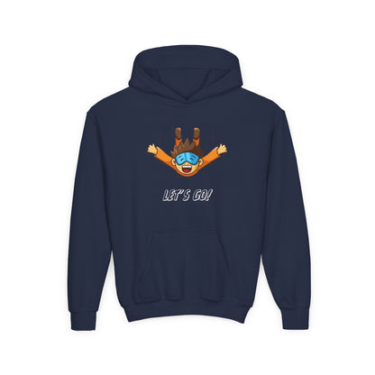 Let's Go Sky Diving. Kids Hoodie