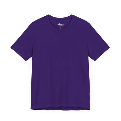 Solid Navy. Unisex Jersey Short Sleeve Tee