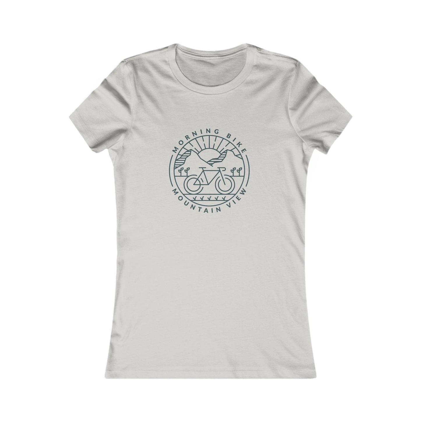 Morning Bike, Mountain View. Women's Favorite Tee