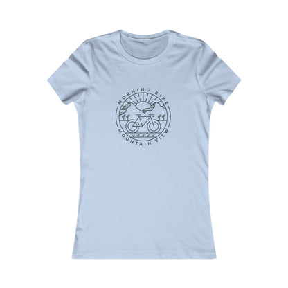 Morning Bike, Mountain View. Women's Favorite Tee