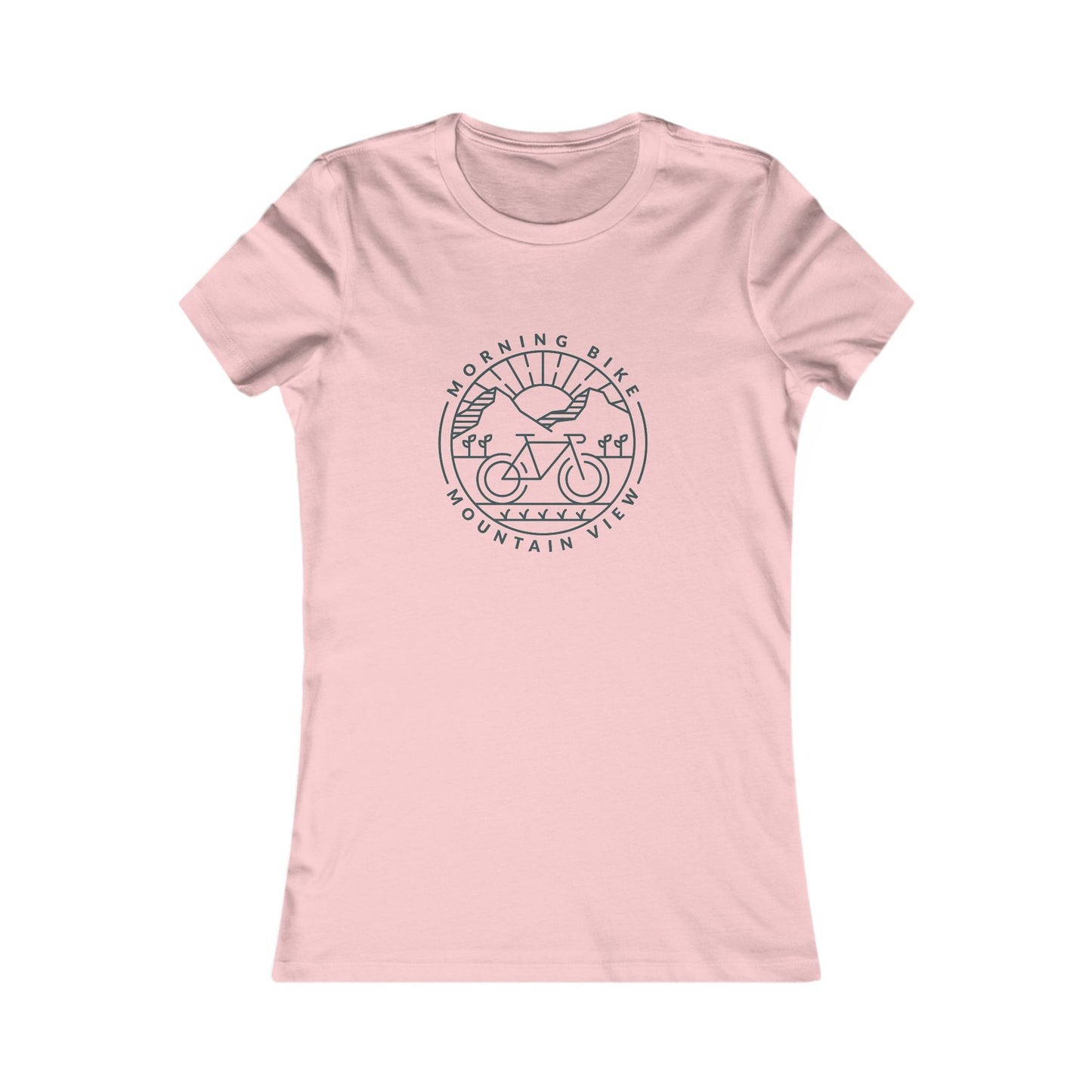 Morning Bike, Mountain View. Women's Favorite Tee
