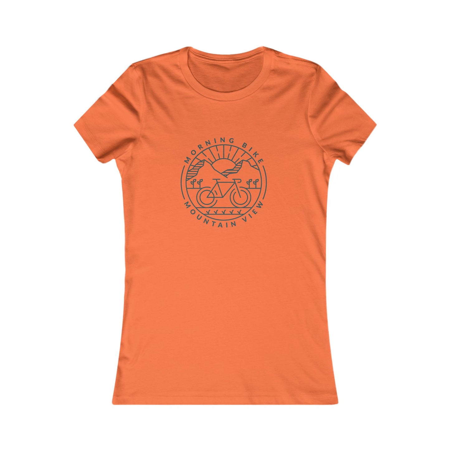 Morning Bike, Mountain View. Women's Favorite Tee