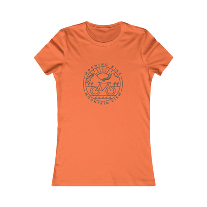 Morning Bike, Mountain View. Women's Favorite Tee