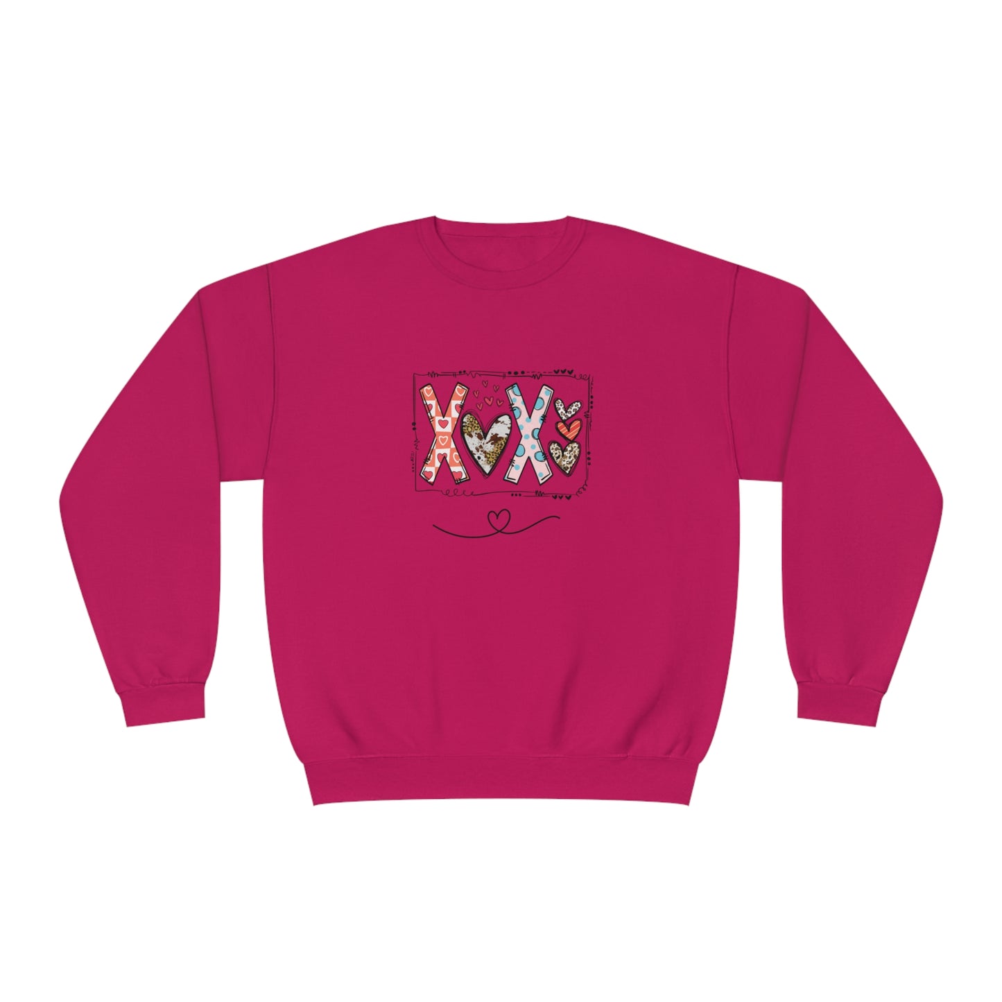 Sign of Love. XOXO. Unisex NuBlend® Crewneck Sweatshirt