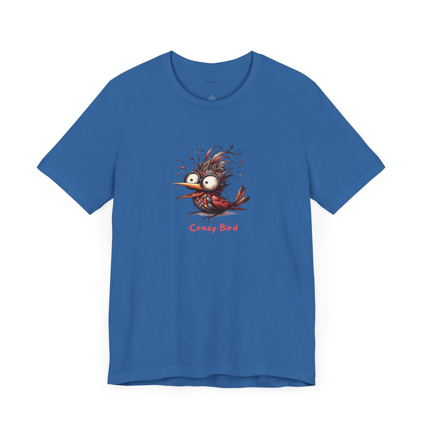 Crazy Bird. Unisex Jersey Short Sleeve Tee