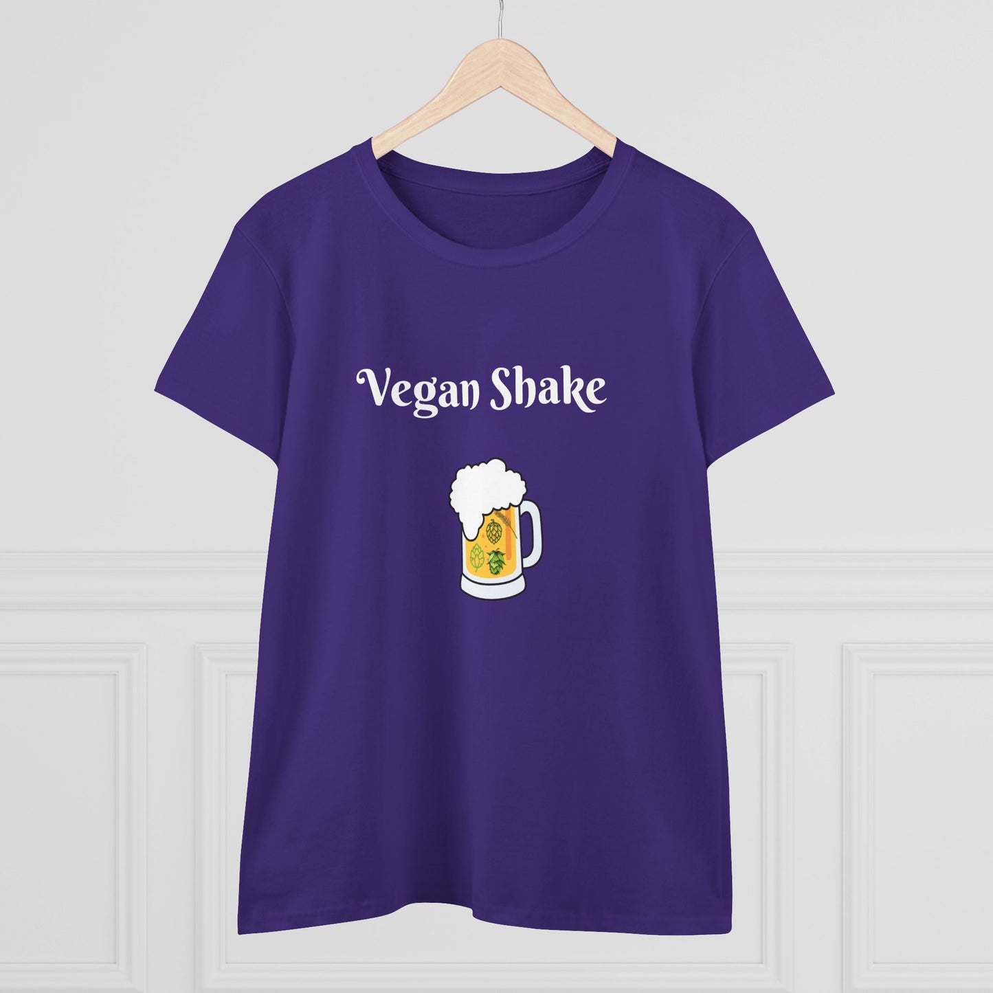 Vegan Shake.  Women's Midweight Cotton Tee