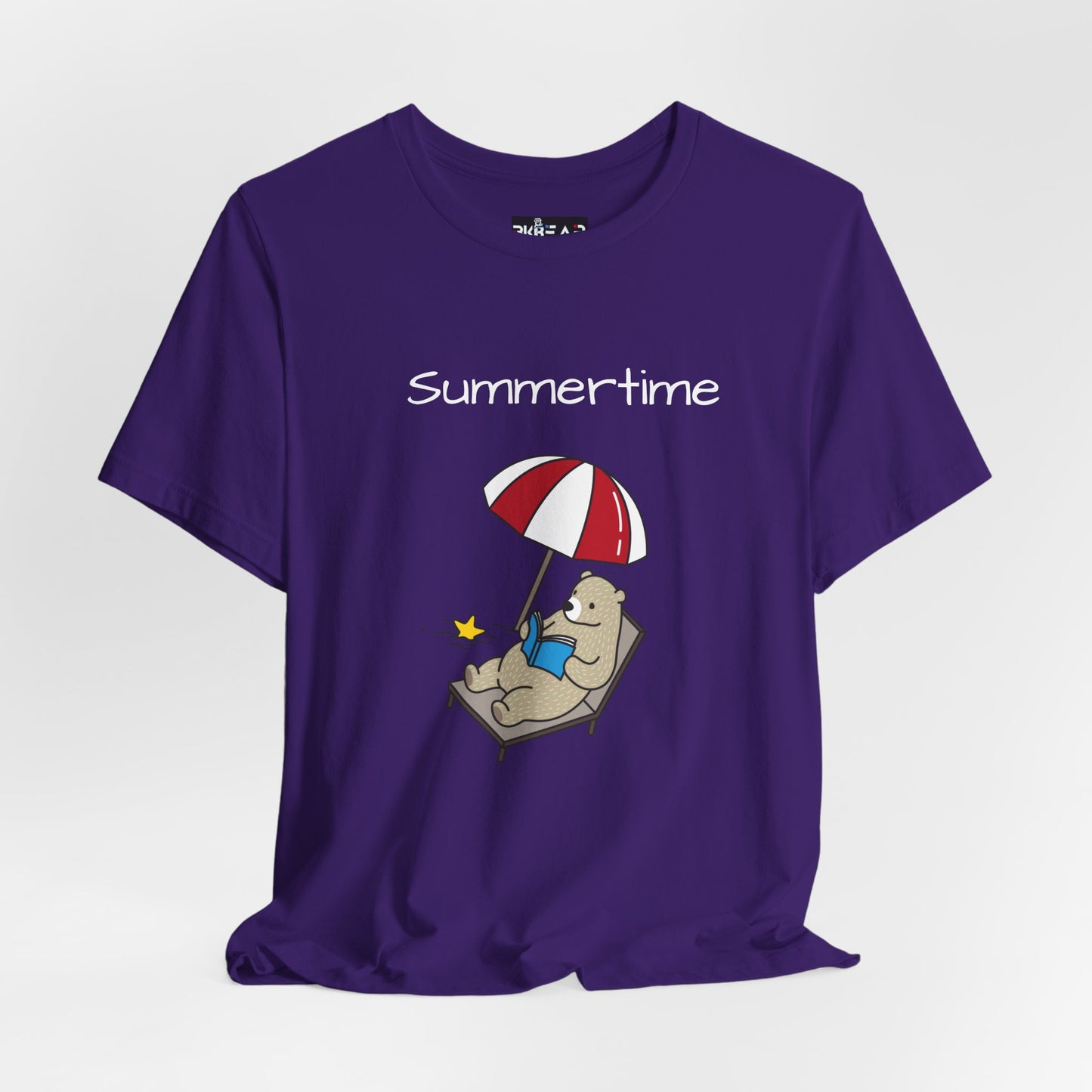 Summertime. Bear.  Unisex Jersey Short Sleeve Tee