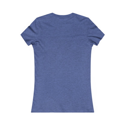 Back view of a blue Printify t-shirt, perfect for customization as an avocado lover graphic tee