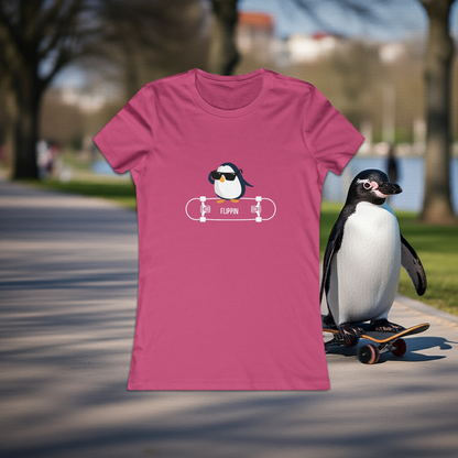Adélie The Flippin Penguin. Women's Favorite Tee