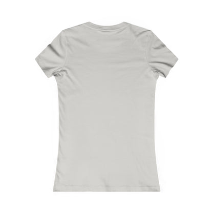 Plain white Printify T-shirt showing the back side, ideal for coffee and tees lovers