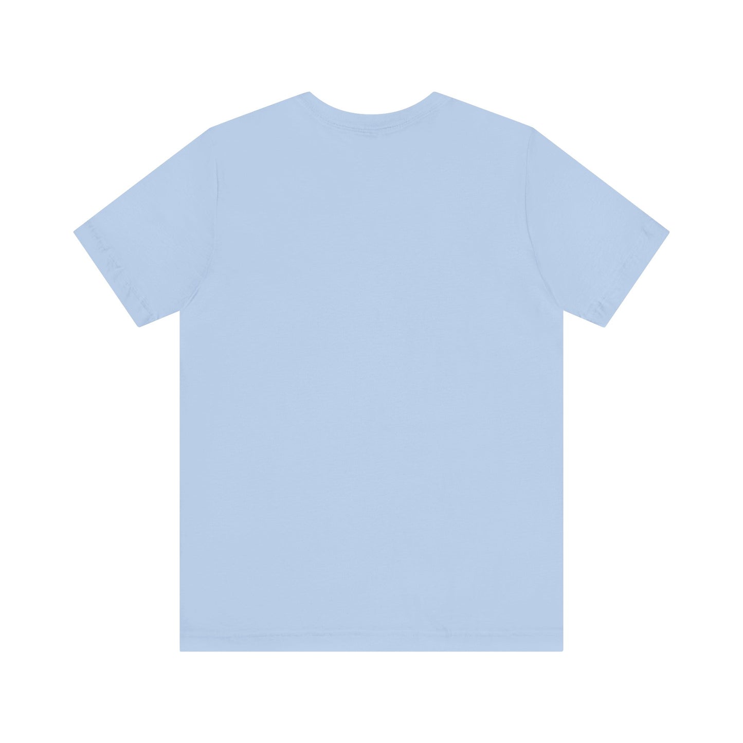 Light blue plain T-shirt from Printify ideal for a comfortable coffee lovers tee