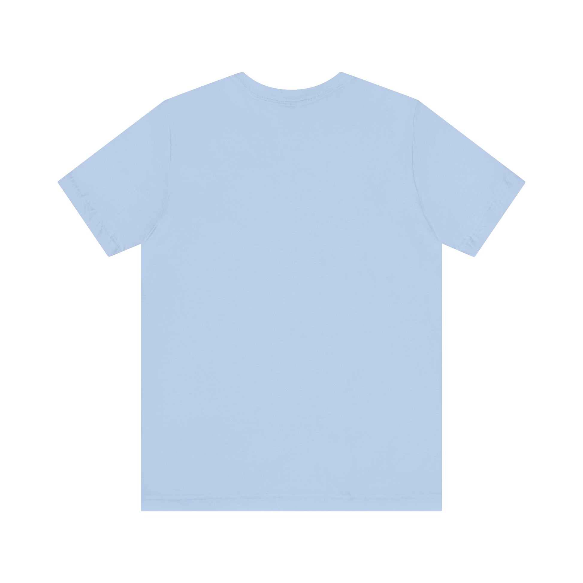 Light blue plain T-shirt from Printify ideal for a comfortable coffee lovers tee