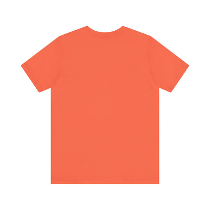 Plain orange T-shirt from Printify ideal for a cute coffee lover shirt design