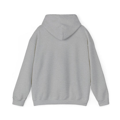 Printify gray hoodie shown from back for cute sweatshirts with sayings collection