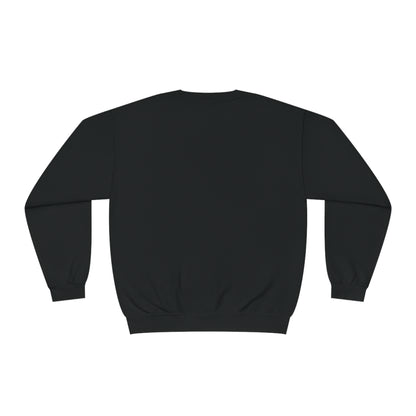 Black blank sweatshirt from Printify ideal for custom funny sheep sweatshirt designs