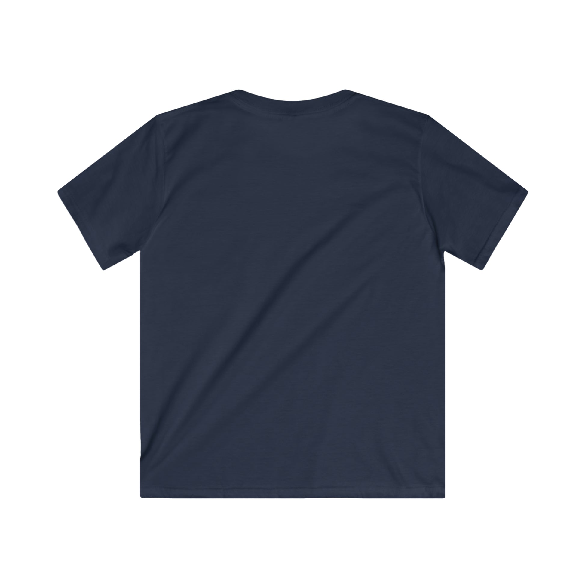 Plain navy blue kids ocean vibes t-shirt in short sleeve style from Printify kids clothes collection