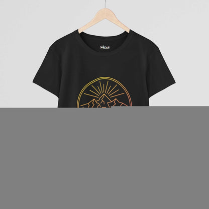 Explore The Outdoors. Women's Midweight Cotton Tee