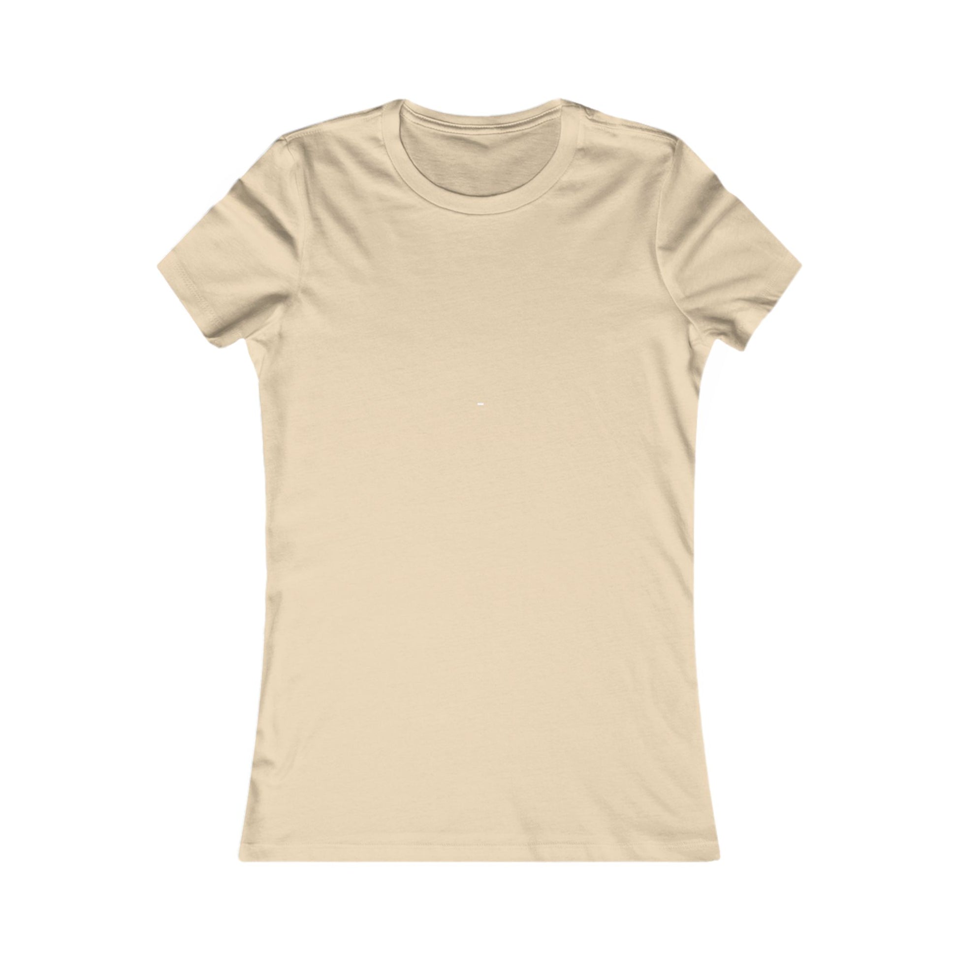 Solid white fitted t-shirt for women by Printify with short sleeves and round neckline
