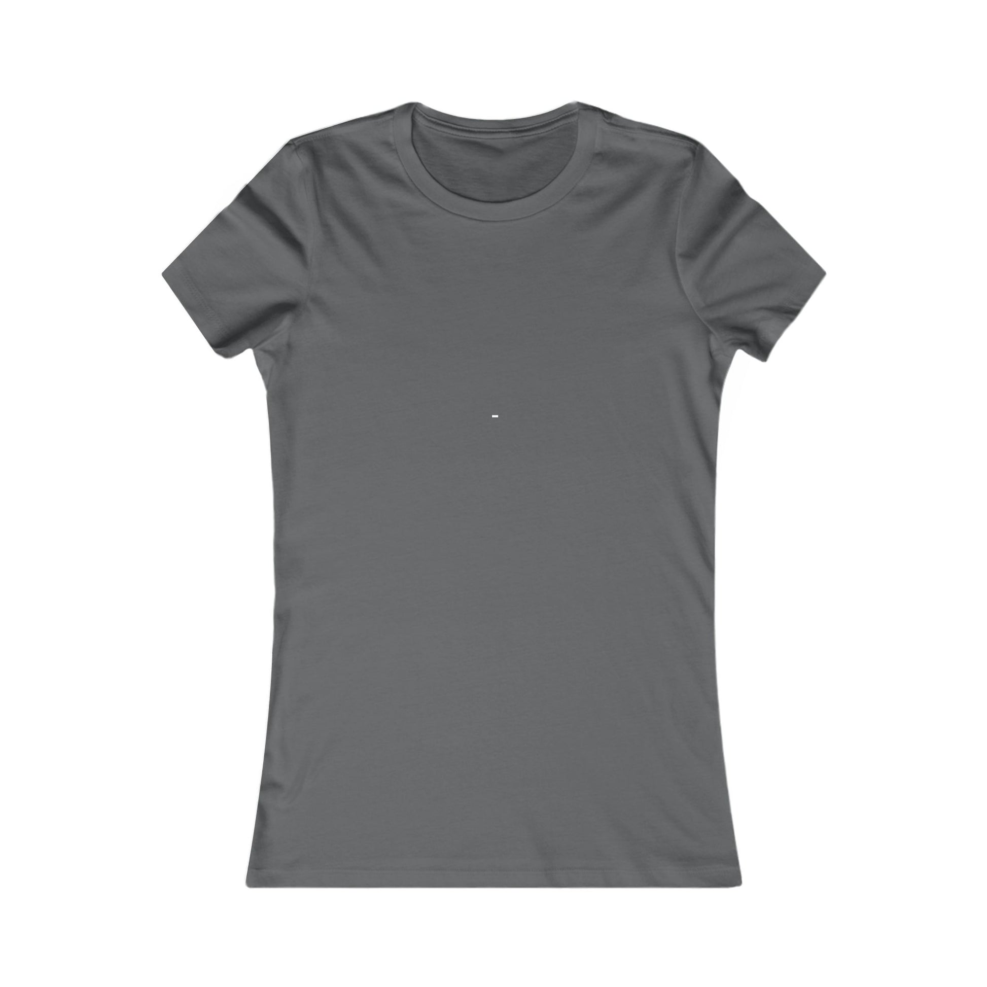 Printify gray fitted t-shirt for women showcasing solid white fitted t-shirt for women style
