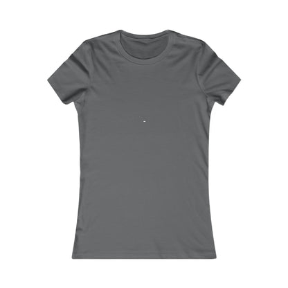 Printify gray fitted t-shirt for women showcasing solid white fitted t-shirt for women style